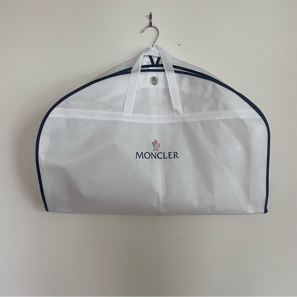 NWT Moncler Betula Puffer Jacket Coat Navy Blue Size 1 Small Hanger Garment Bag - Picture 11 of 15